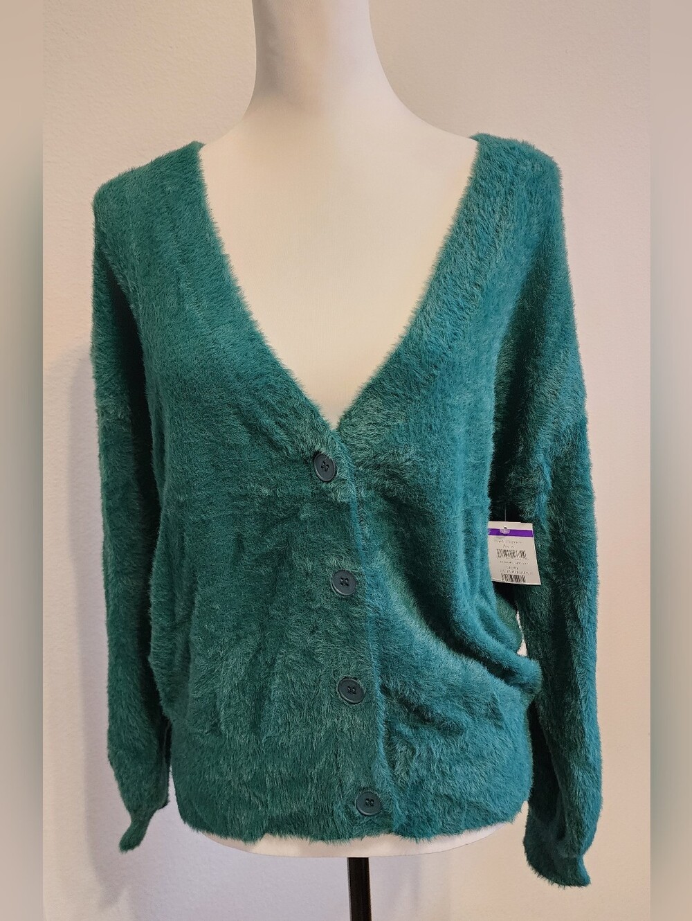 Abound V-Neck 4-Button Cardigan NWT S